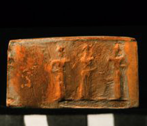 Thumbnail of Plaster Impression of Cylinder Seal by Edith Porada  (1900.53.0065C)