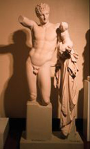 Thumbnail of Plaster Cast Sculpture: Hermes and Infant Dionysos (1912.02.0021)