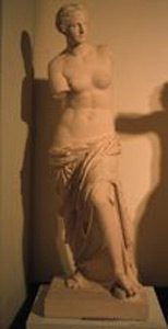 Thumbnail of Plaster Cast Statue: Aphrodite from Melos ("Venus de Milo"): Lower Half (1948.01.0056B)