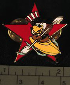 Thumbnail of Commemorative Olympic Pin Set: Eagle Kayaking, Red Star (1984.04.0001Q)