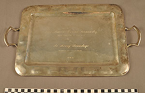 Thumbnail of Commemorative Tray Presented to Avery Brundage by Ing. Aaron Merino Fernandez, Mexico (1977.01.0007)