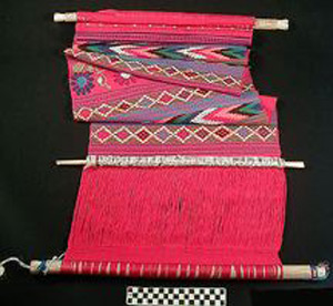 Thumbnail of Backstrap Loom with Textile (1900.26.0015)
