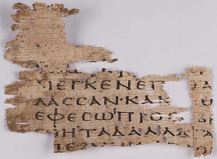 Thumbnail of Oxyrhynchus Papyrus, P.Oxy VI 867: Excerpt Describing the Capture of Ephesus (Fragment) (1914.21.0002)