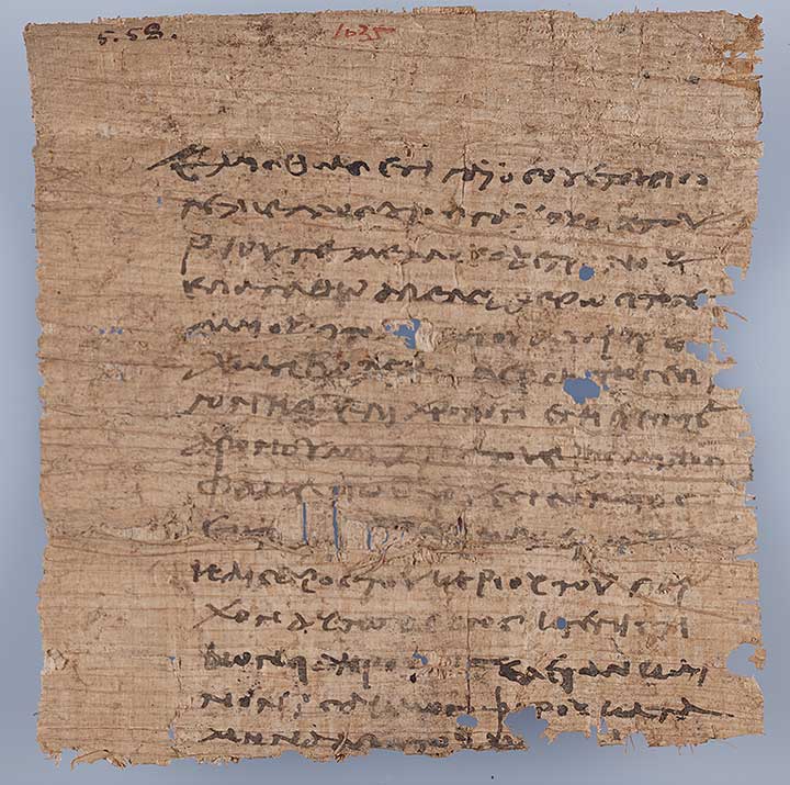 Thumbnail of Oxyrhynchus Papyrus, P.Oxy VII 1023: Loan Contract, Gaius to Epagathus (Fragment) and No. 1835 (1914.21.0018)