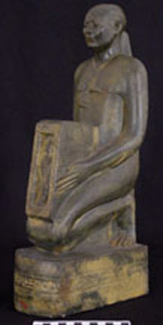 Thumbnail of Plaster Cast of Votive Figure: Priest Psamtik-Sa-Neith (1948.01.0019)