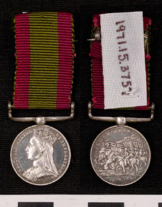 Thumbnail of Afghan War Campaign Medal (1971.15.3757)