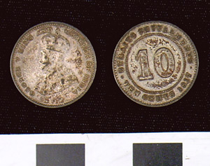 Thumbnail of Straits Settlement Coin:  10 Cents (2005.03.0013)