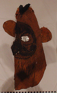 Thumbnail of Peleacon Bark Cloth Mask (2000.01.0905)