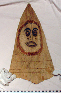 Thumbnail of Peleacon Bark Cloth Mask (2000.01.0979)
