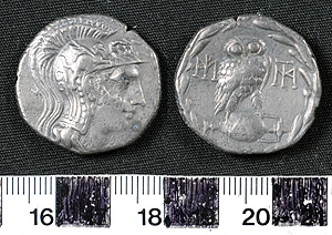 Thumbnail of Coin: Tetradrachm, Athens (1900.63.0004)