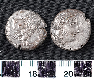 Thumbnail of Coin: Tetradrachm, Athens (1900.63.0019)