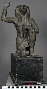 Thumbnail of Plaster Cast of Statuette: Horus the Sky God (1948.01.0045)