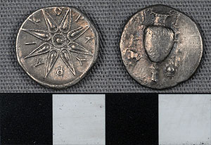 Thumbnail of Coin: Drachm, Corcyra (1900.63.0679)