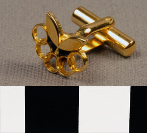 Thumbnail of Olympic Commemorative Cuff Link (1977.01.0189A)