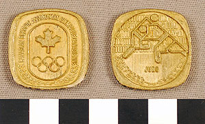 Thumbnail of Commemorative Olympic Medallion: Judo, Canadian Olympic Association at the 1972 Munich Olympiad (1977.01.0266Q)