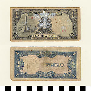 Thumbnail of Bank Note: Japanese Government-Issued Philippine Occupation Fiat, 1 Peso (1965.01.0147)