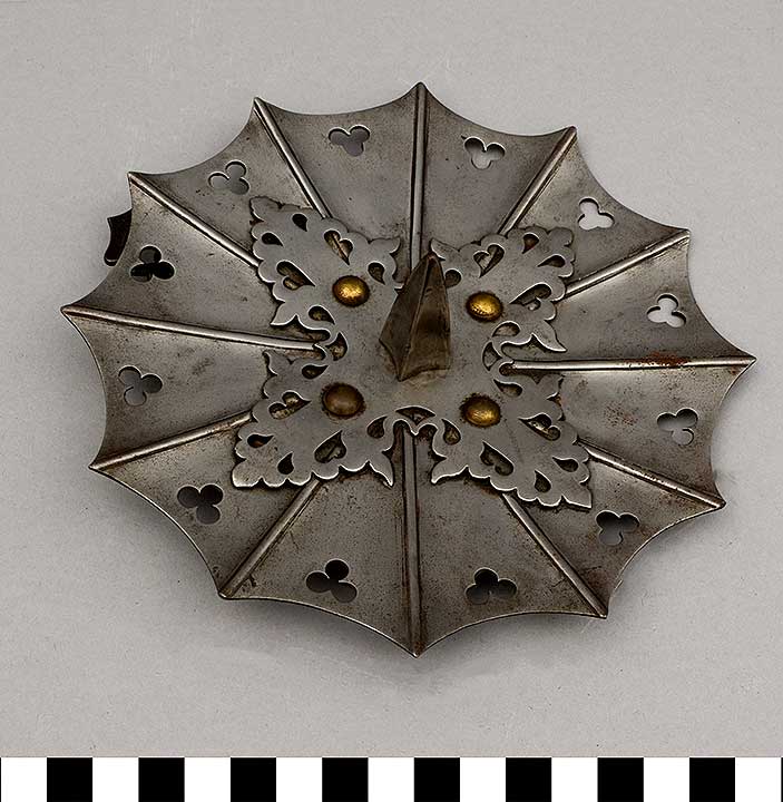 Thumbnail of Reproduction Gothic Armor: Arm Shield (besague) (1913.09.0002E)