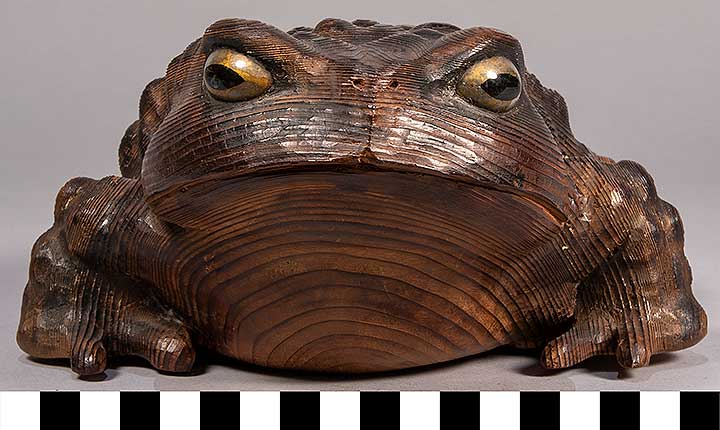 Thumbnail of Okimono, Carving: Frog (2020.06.0154)