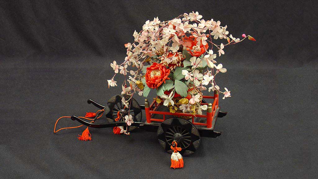 Featured Object: Hina Matsuri Miniature Flower Cart and Parts