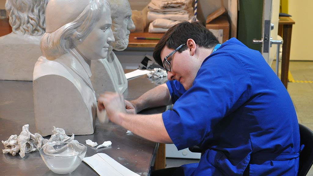 Bust-A-Move: Cleaning Classic Plaster Casts
