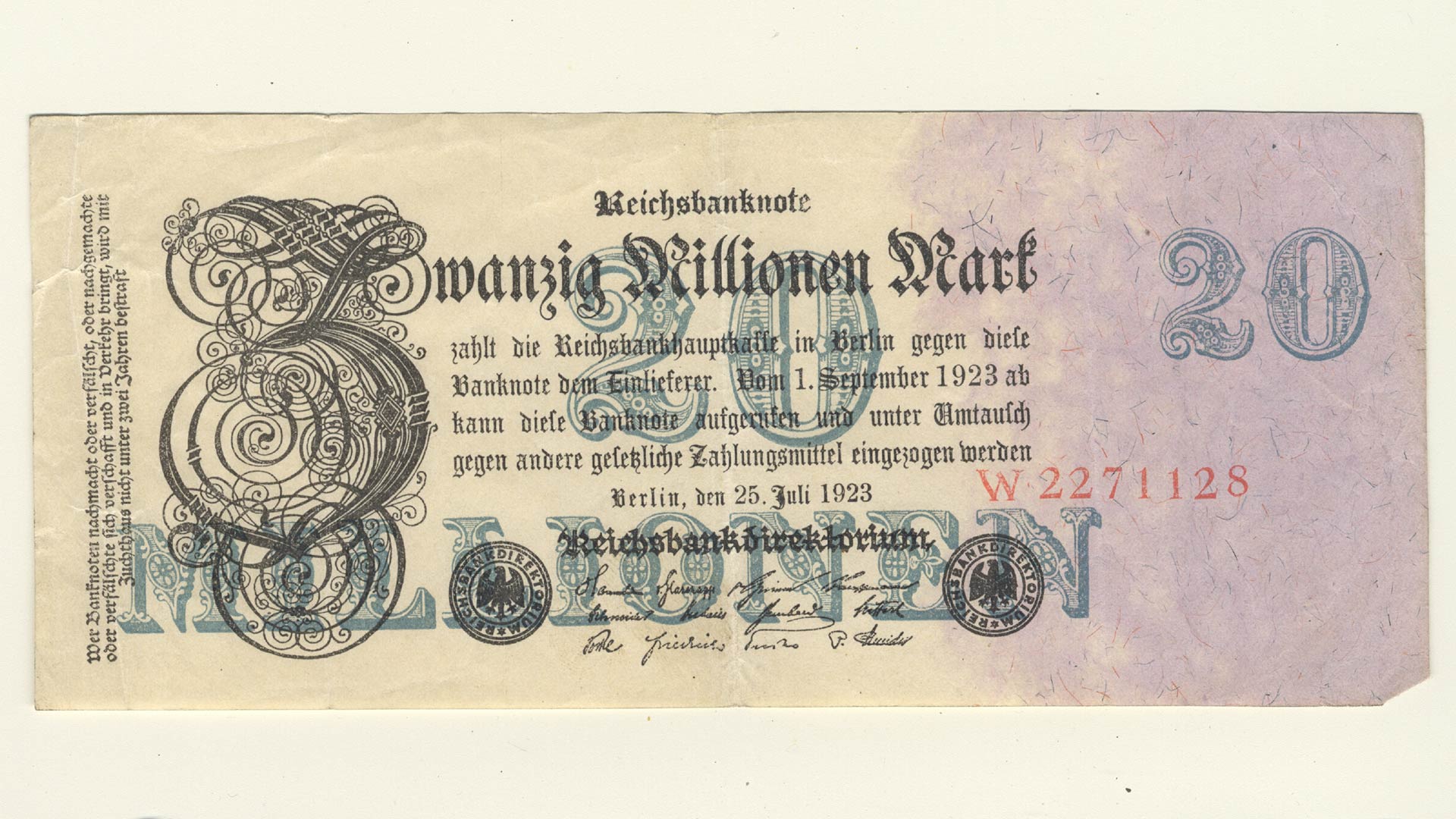 1920s Hyperinflation in Germany and Bank Notes
 overview image