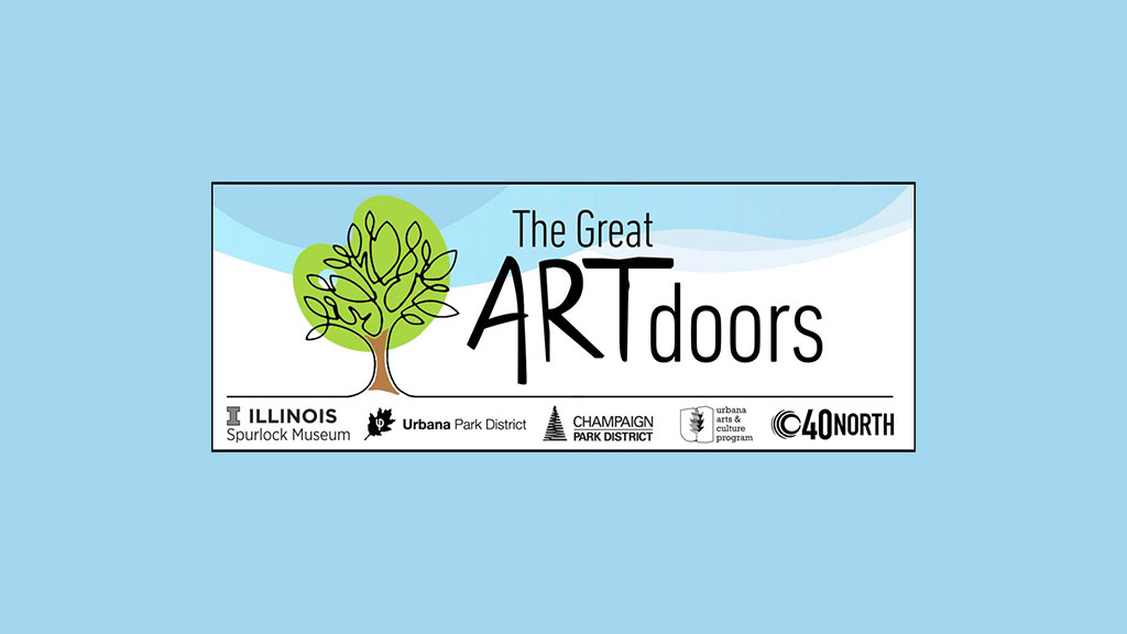 The Great ARTdoors logo with tree illustration and partner logos.