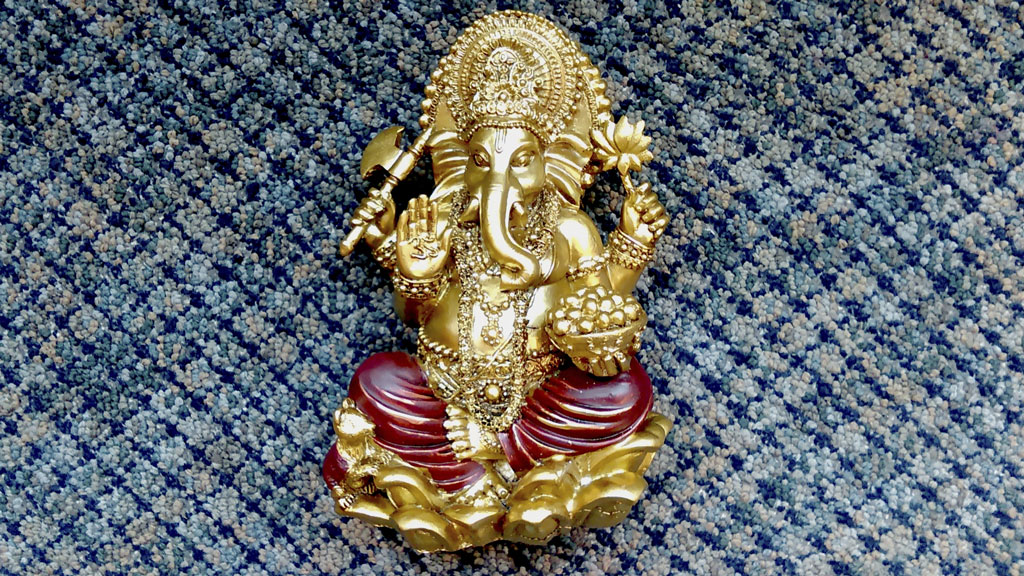 a ganesha figurine from the kit