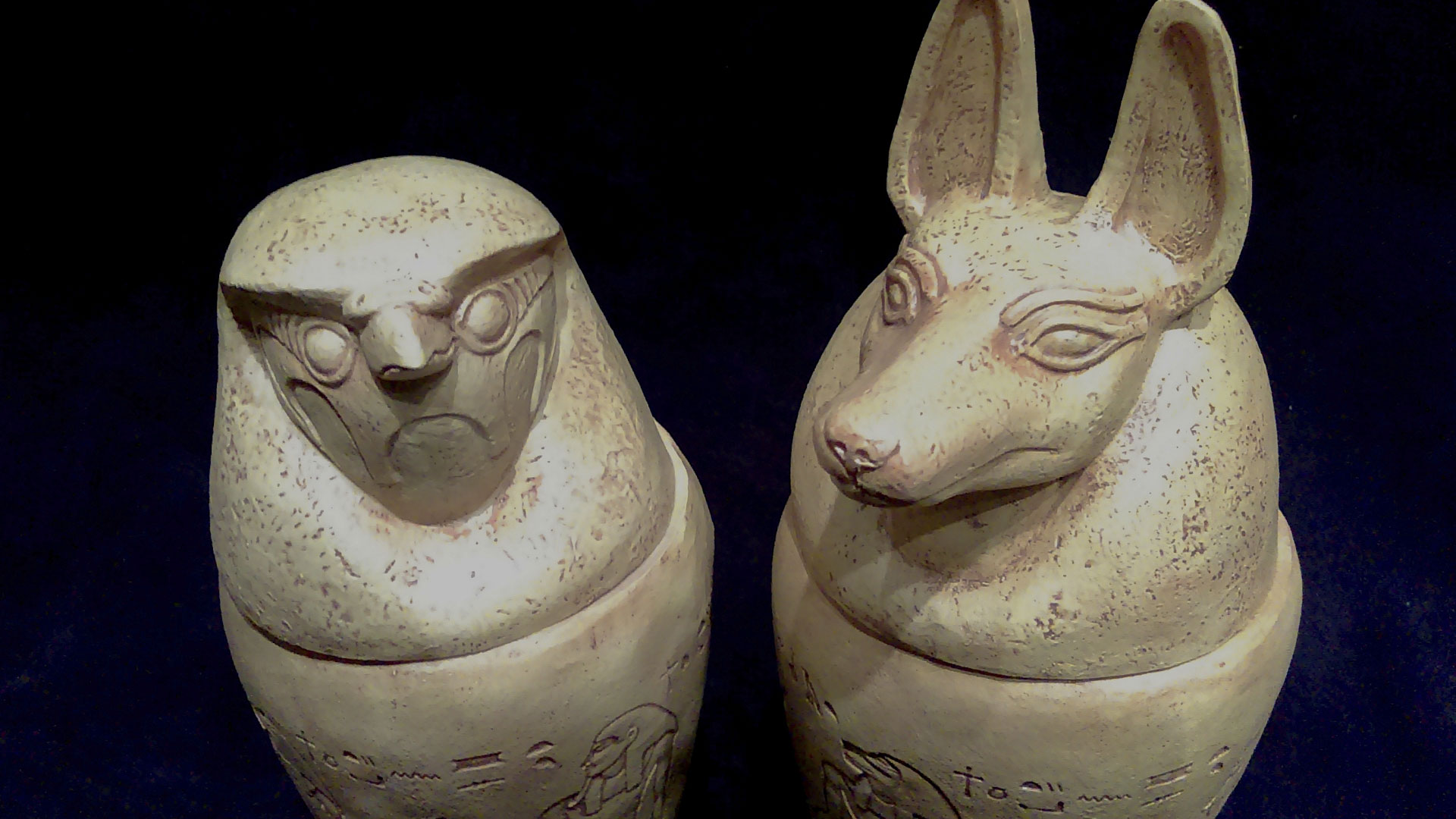 two conopic jars