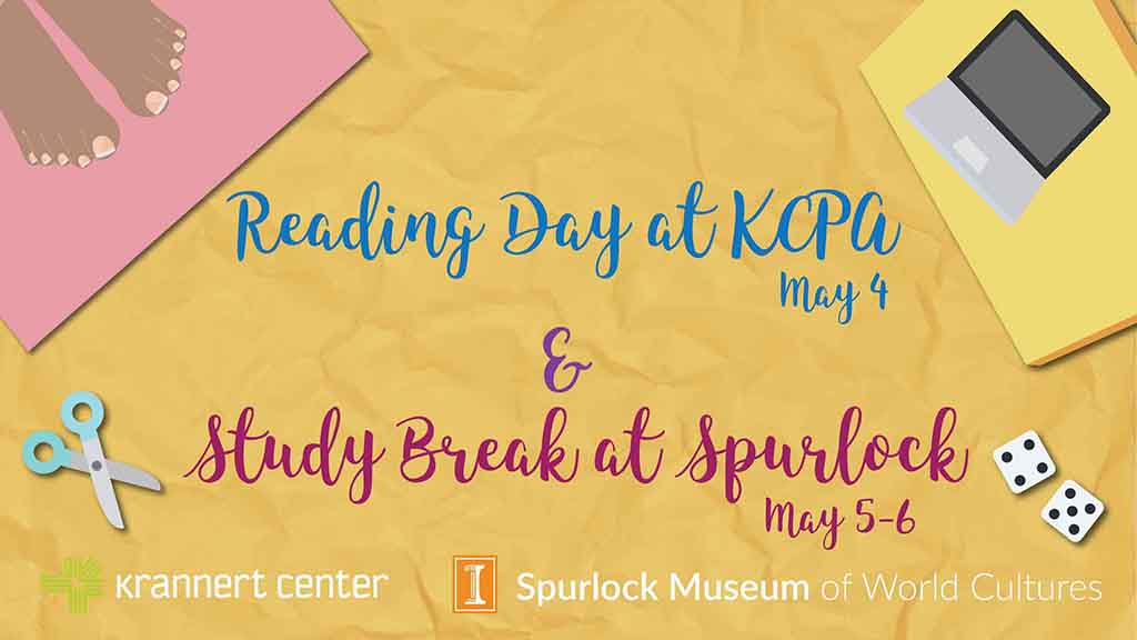 Reading Day at KCPA (May 4) and Study Break at Spurlock (May 5-6)