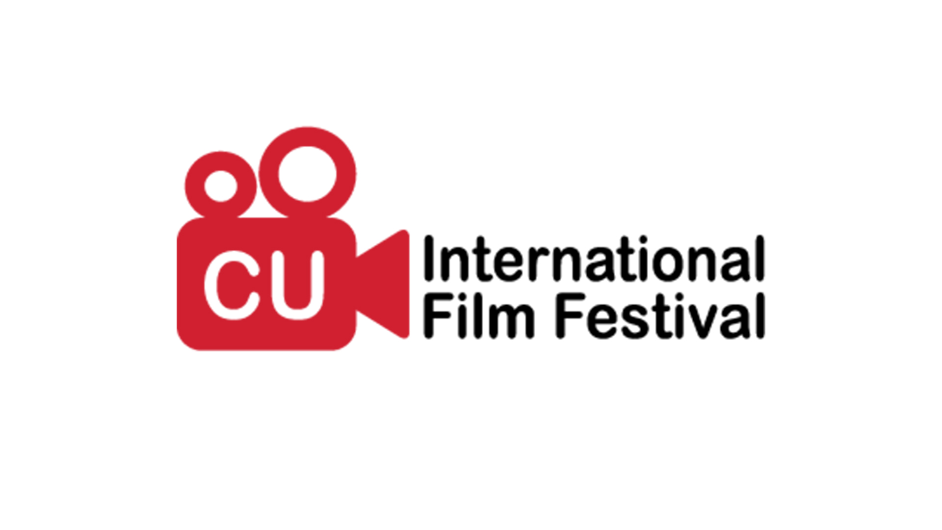 CU International Film Festival logo in black and red