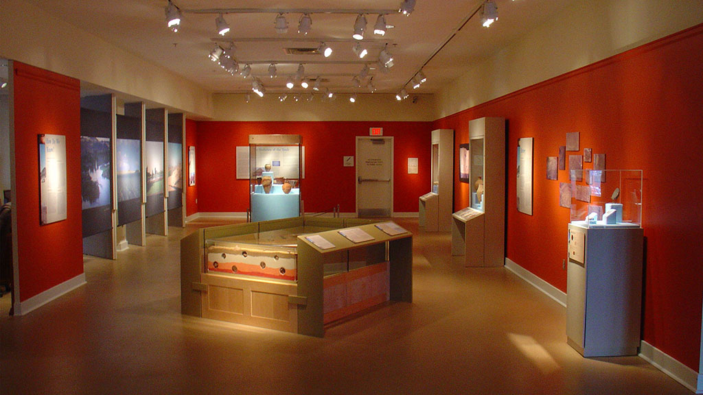 A photo of the Ancient Egypt exhibit