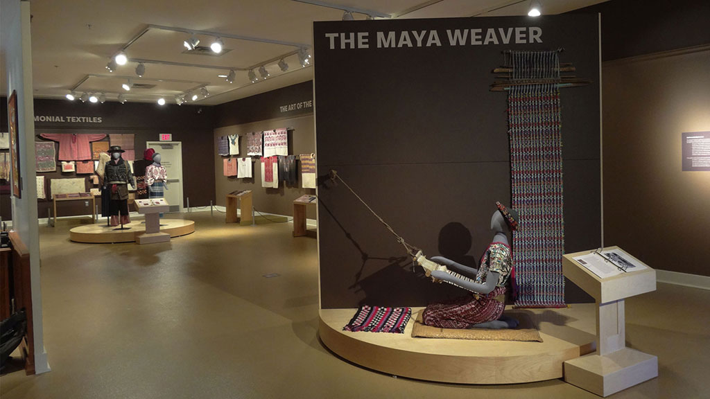 A photo of the Artists of the Loom exhibit