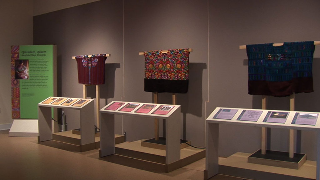 A photo of the Qak'aslem, Qakem: Kaqchikel Maya Weavings exhibit