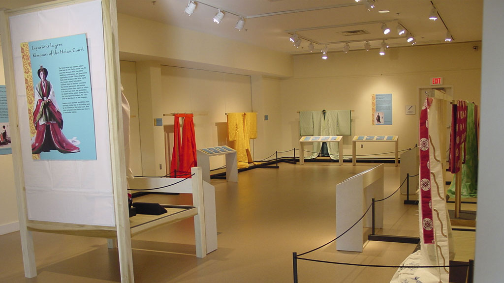 A photo of the Luxurious Layers exhibit