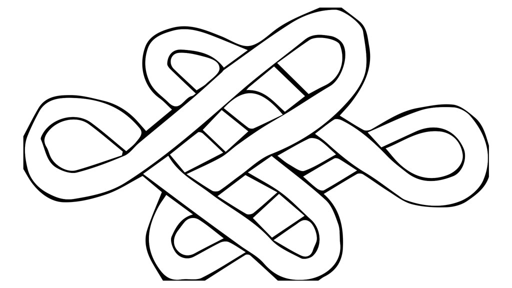 sketch of an intricate knot (Shrivasta)