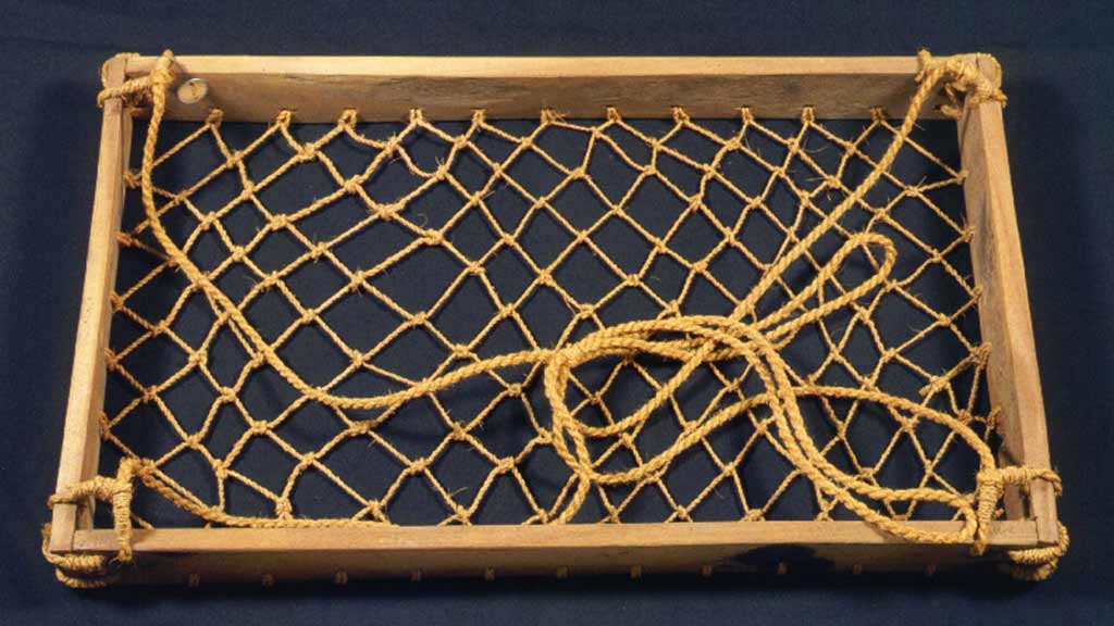 wooden frame with net bottom