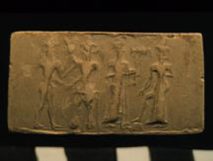 Thumbnail of Plaster Impression of Cylinder Seal by Edith Porada (1900.53.0118B)