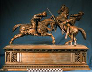 Thumbnail of Plaster Cast of Combat Sculpture (1914.07.0005)