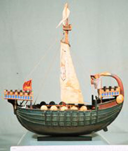 Thumbnail of Ship Model: English Ship of the 13th Century (1917.08.0001)