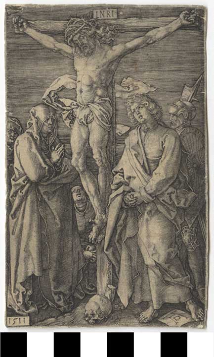 Thumbnail of Engraving:  Crucifixion by Durer (1922.08.0002)