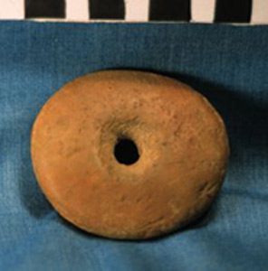 Thumbnail of Stone Tool:  Disc, Spindle? (1924.02.0080)