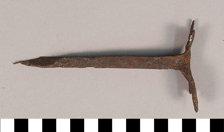 Thumbnail of Iron Tripod Leg (originally nail) (1924.02.0105)