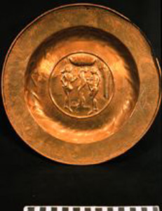 Thumbnail of Brass Plate with Adam and Eve (1931.04.0006)