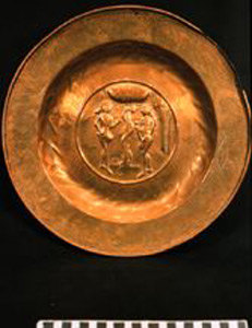 Thumbnail of Brass Plate with Adam and Eve ()