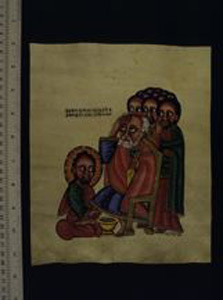 Thumbnail of Painting: "Our Lord Jesus Christ As He Washed the Disciples Feet" ()