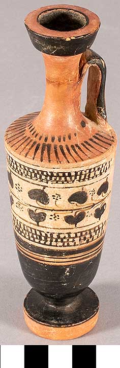 Thumbnail of Attic White-Ground Pattern Lekythos (1900.11.0113)