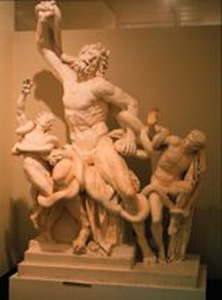Thumbnail of Plaster Cast: Greek Statue of Laocoön and His Sons Plaster Cast Reproduction of Greek Statue of Laocoön and His Sons (1900.13.0001)
