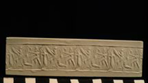 Thumbnail of Impression of Cylinder Seal by Edith Porada (1900.53.0056B)