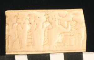 Thumbnail of Impression of Cylinder Seal by Edith Porada (1900.53.0062B)