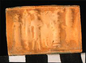 Thumbnail of Plaster Impression of Cylinder Seal by Edith Porada  (1900.53.0071B)